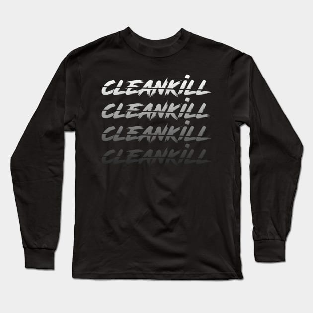 CLEAN KILL SCRIPT Long Sleeve T-Shirt by CLEANKILLESPORTS1